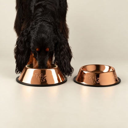Food Bowl - Single Copper Style - 18cm - Stainless Steel (304)