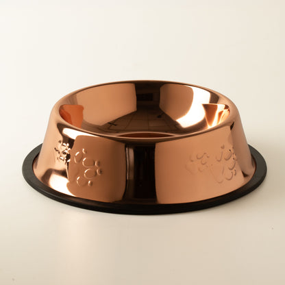 Food Bowl - Single Copper Style - 18cm - Stainless Steel (304)
