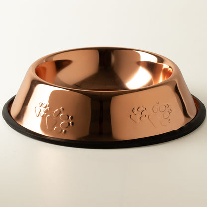 Food Bowl -  Single Copper Style - 22cm - Stainless Steel (304)