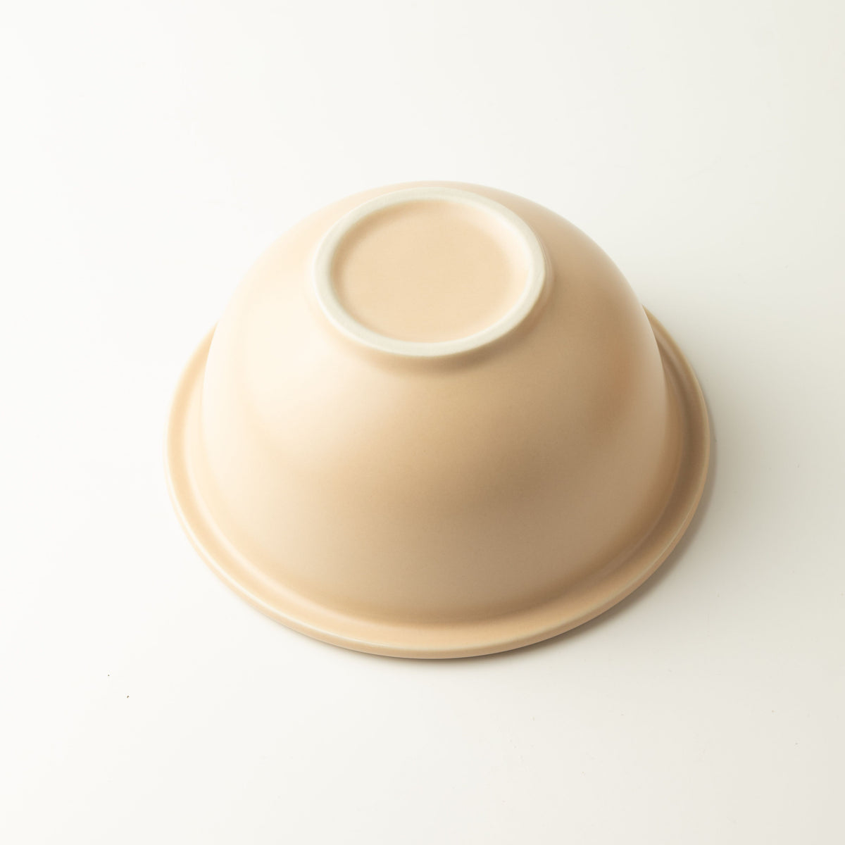Food Bowl - Large Single Ceramic in Wooden Stand - 14cm