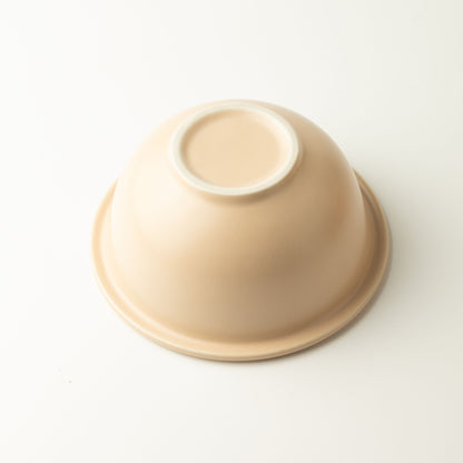 Food Bowl - Large Single Ceramic in Wooden Stand - 14cm